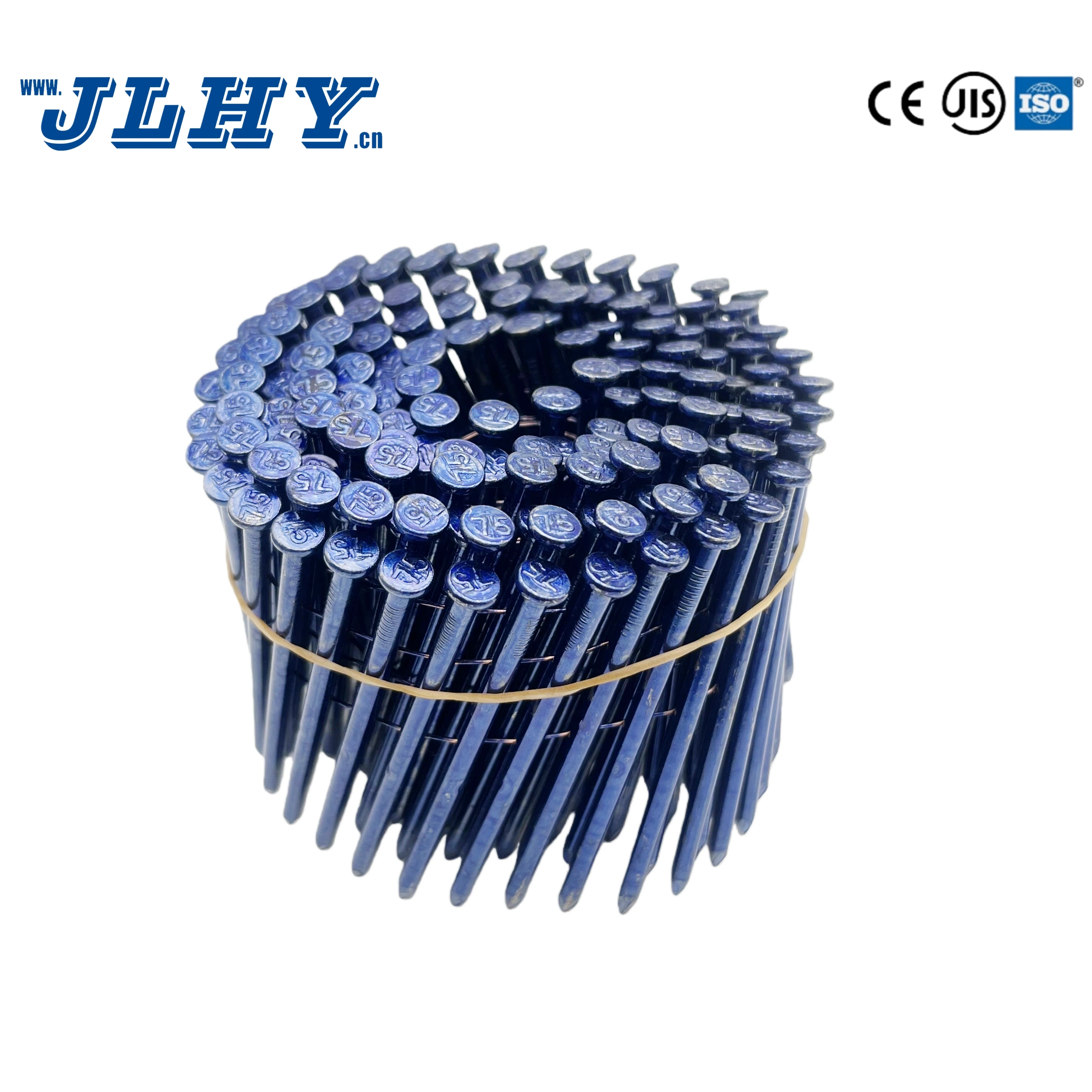 15 Degree Wire Coil Nails Painted - Exported to Japan