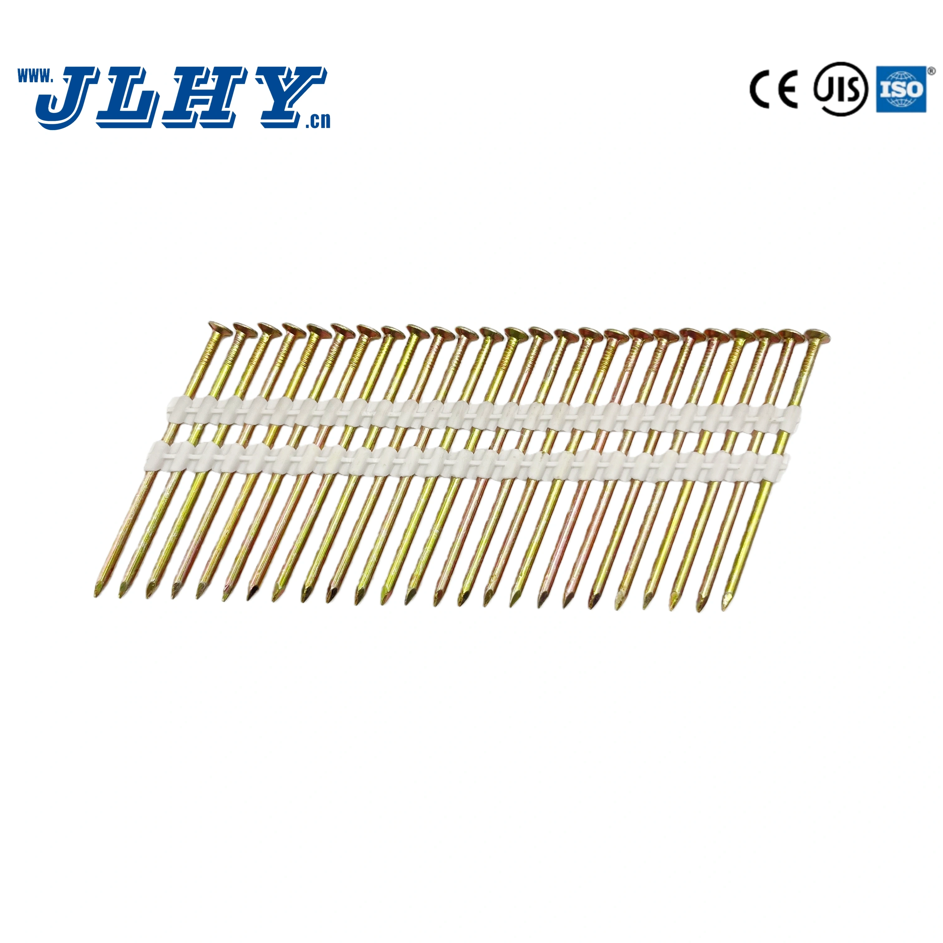 Smooth Shank Full Round Head Plastic Strip 21° Sheathing Nails